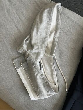 Hooded Gray Fleece Dickey by Veronica Beard